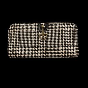 Talbots Black‎ and Beige Houndstooth Wallet